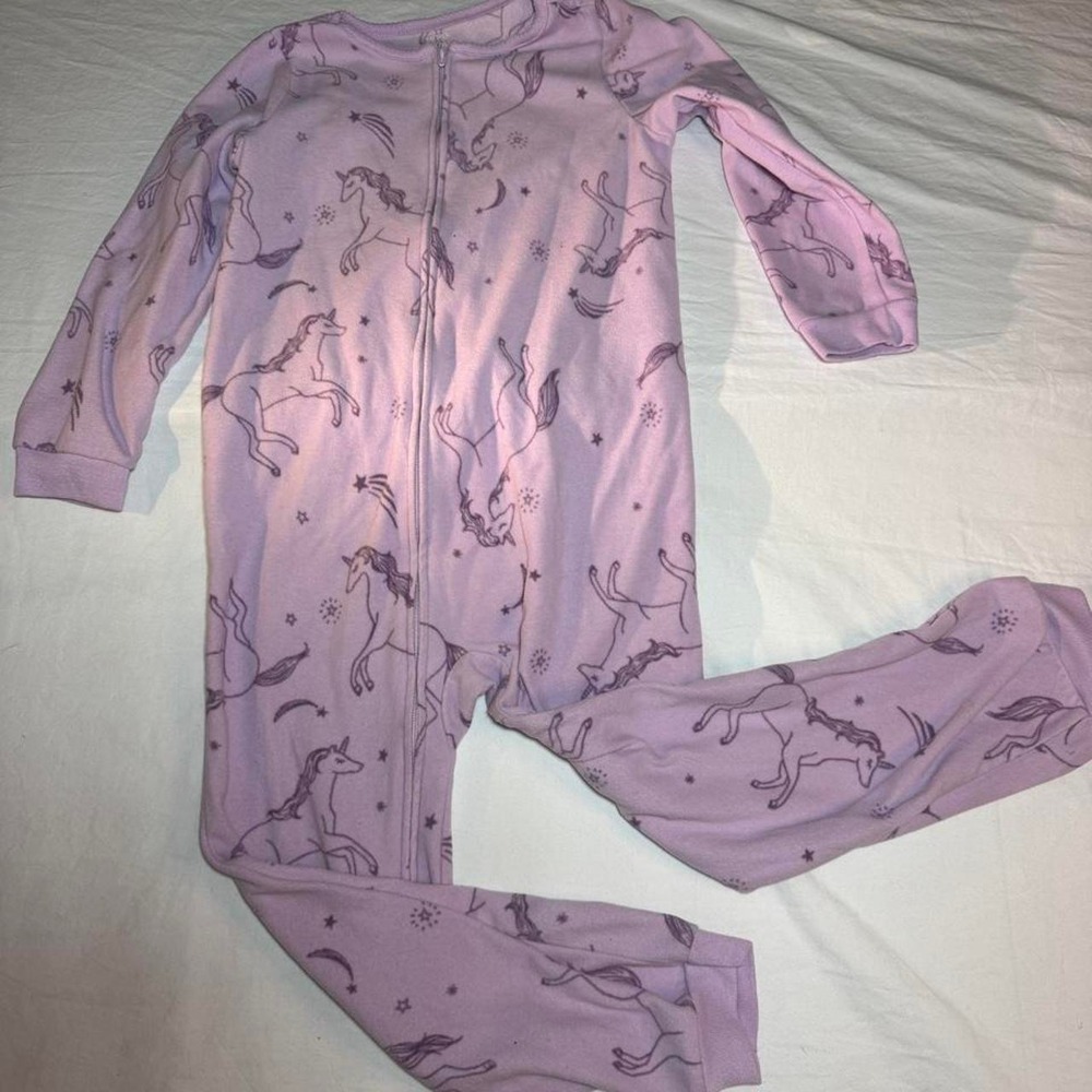 Carter's purple unicorn pajama